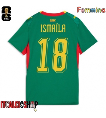 Senegal Ismaila Sarr #18 Seconda Maglia Femmina Mondiali 2026 Manica Corta